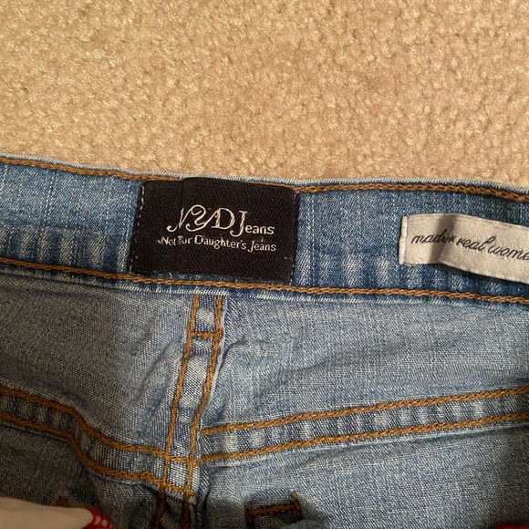 NYDJ Y2K cropped straight leg denim jeans style: Marilyn size 12 - Picture 10 of 10